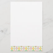 Sweet Cupcake Pattern Stationery Briefpapier (Voorkant)