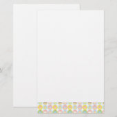 Sweet Cupcake Pattern Stationery Briefpapier (Voorkant / Achterkant)