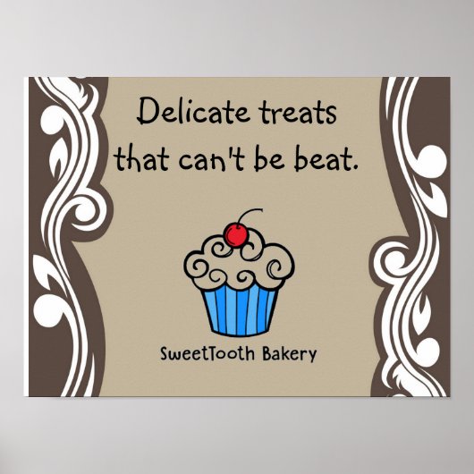 Sweet Cupcake-Poster Poster (Voorkant)
