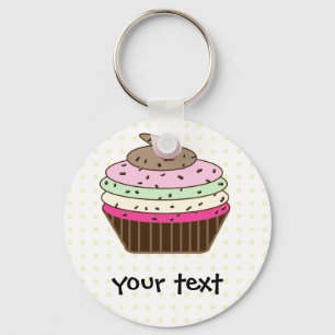 Sweet Cupcake Sleutelhanger