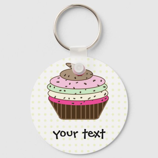 Sweet Cupcake Sleutelhanger (Voorkant)