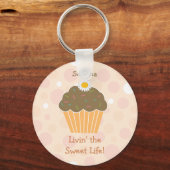 Sweet Cupcake-Sleutelhanger Sleutelhanger (Voorkant)