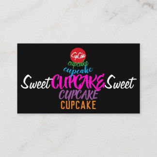 Sweet CUPCAKE Sweet Visitekaartje