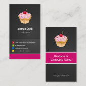 Sweet Cupcakes Bakkerij - Creative Innovative Visitekaartje (Voorkant / Achterkant)