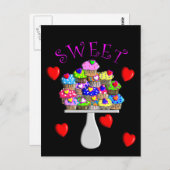 Sweet Cupcakes Gifts Briefkaart (Voorkant / Achterkant)