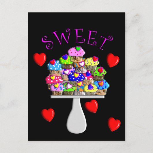 Sweet Cupcakes Gifts Briefkaart (Voorkant)