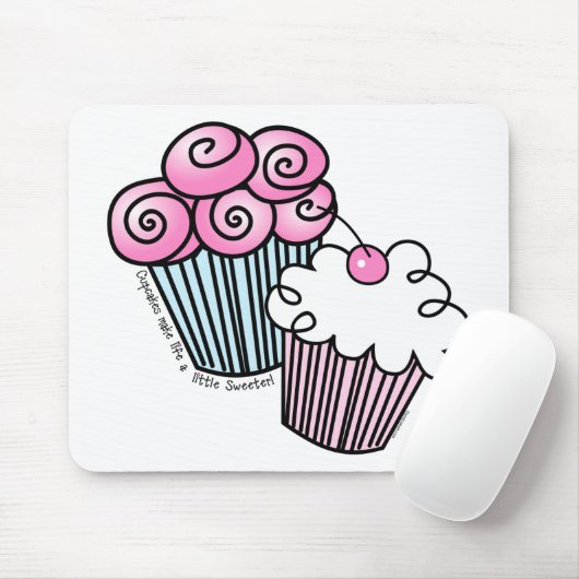 Sweet Cupcakes Muismat (Met muis)