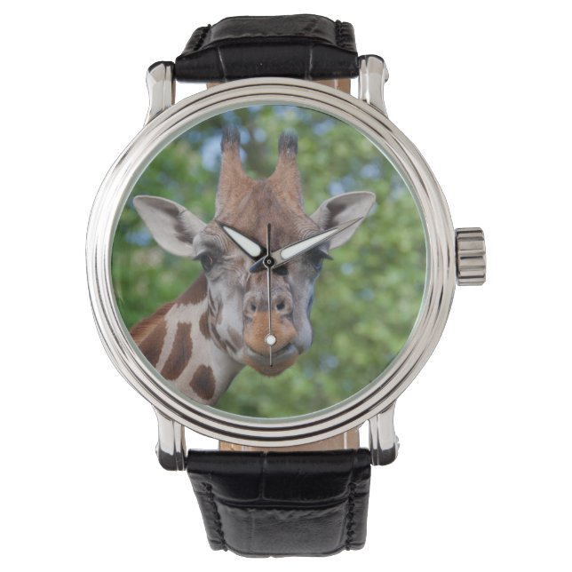 Sweet Curios-Giraffe Horloge (Voorkant)