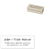 Sweet Custom Handgeschreven Bruiloft Retouradres Rubberstempel (Gestempeld)