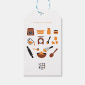 Sweet Cute Baking Tools Art Cadeaulabel (Voorkant)
