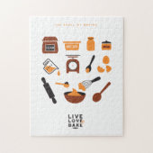 Sweet Cute Baking Tools Art Legpuzzel (Verticaal)