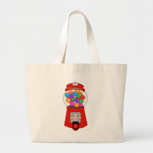 Sweet Cute Gumball Cartoon Art Grote Tote Bag