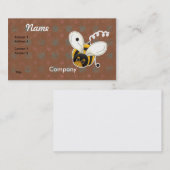 Sweet Cute Little Bumble Bee Visitekaartje (Voorkant / Achterkant)