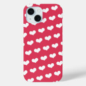 Sweet Cute Love Hearts Pattern Valentijnsdag Case-Mate iPhone Case (Achterkant)