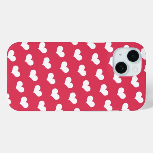 Sweet Cute Love Hearts Pattern Valentijnsdag Case-Mate iPhone Case (Achterkant (horizontaal))