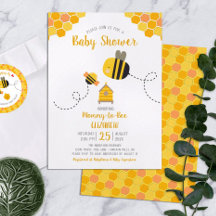 Sweet Cute mammie voor bijenblauw Baby shower