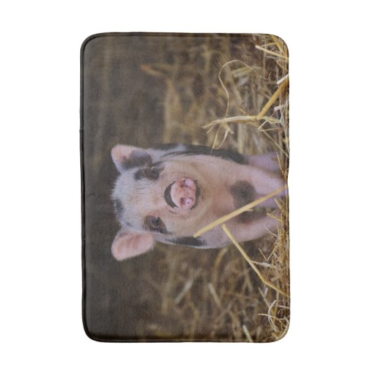 Sweet Cute Pig Badmat (Voorkant Verticaal)