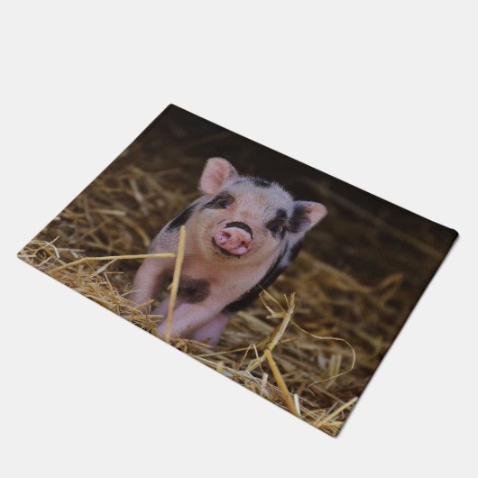 Sweet Cute Pig Deurmat (Schuin)
