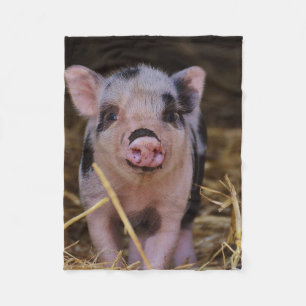 Sweet Cute Pig Fleece Deken