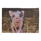 Sweet Cute Pig Kussensloop (Achterkant)