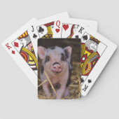 Sweet Cute Pig Pokerkaarten (Achterkant)