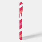 Sweet Cute Snoep Stripes Pattern Valentijnsdag Case-Mate iPhone Case (Achterkant / Rechts)