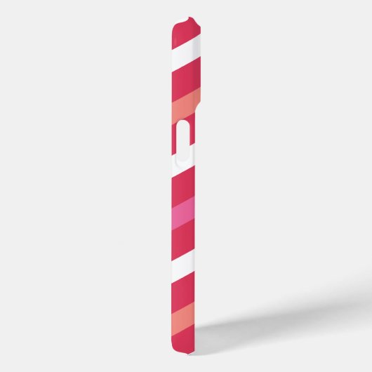 Sweet Cute Snoep Stripes Pattern Valentijnsdag Case-Mate iPhone Case (Achterkant / Rechts)