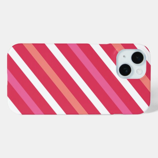 Sweet Cute Snoep Stripes Pattern Valentijnsdag Case-Mate iPhone Case (Achterkant (horizontaal))