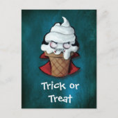 Sweet Cute Vampire Ice Cream Briefkaart (Voorkant)
