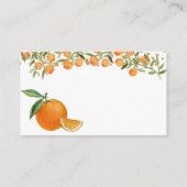 Sweet Cutie Oranje Registry Insert Informatiekaartje (Achterkant)