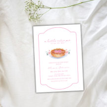 Sweet Cutie Pie Raspberry Flower Baby shower