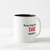 Sweet Dad Quote koffie Mok (Voorkant rechts)
