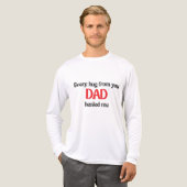 Sweet Dad Quote Mannen Tri-Blend Shirt (Voorkant)