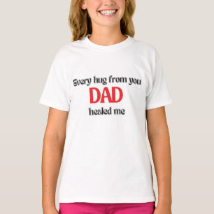Sweet Dad Quote T-shirts voor meisjes