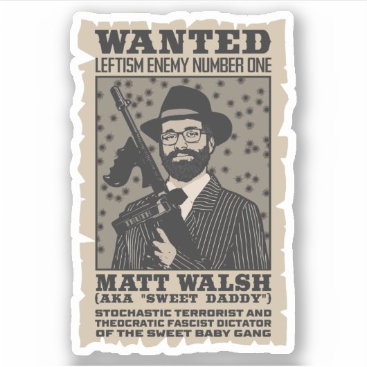 Sweet Dad Walsh - SB G4LIFE - Vinylsticker Sticker (Voorkant)