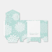 Sweet Dahlias Wedding Bedankdoosjes (Uitgevouwen)