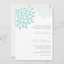 Sweet Dahlias Wedding Kaart