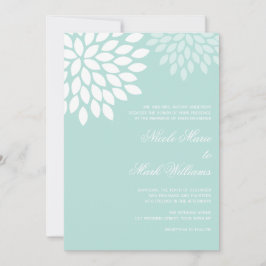 Sweet Dahlias Wedding Kaart