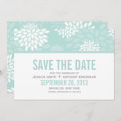 Sweet Dahlias Wedding Save The Date (Voorkant / Achterkant)