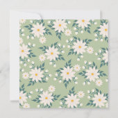 Sweet Daisies Bridal Shower Kaart (Achterkant)