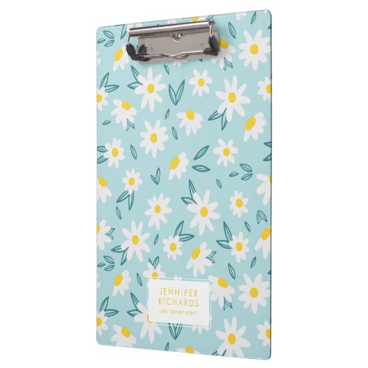 Sweet Daisies patroon gepersonaliseerd Klembord (Links)