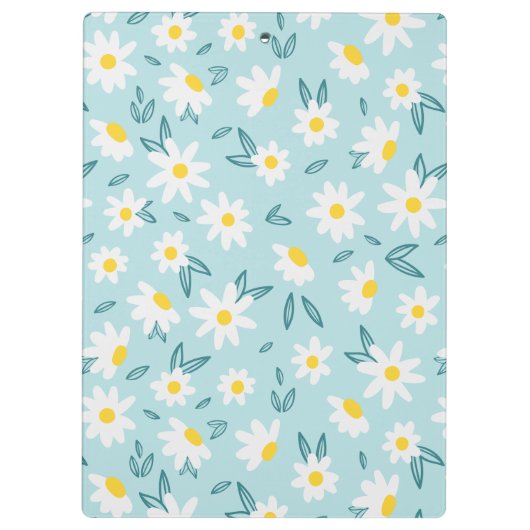 Sweet Daisies patroon gepersonaliseerd Klembord (Achterkant)