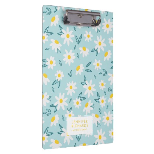 Sweet Daisies patroon gepersonaliseerd Klembord (Rechts)