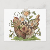 Sweet Daisy Hen Briefkaart (Voorkant)