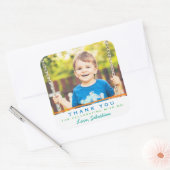 Sweet Dank je wel Foto Birthday Stickers (Envelop)