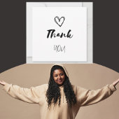 Sweet Dankje hart Bedankkaart