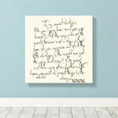 Sweet Darlings Letter Canvas Wrap (Insitu (Houten vloer))