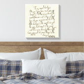Sweet Darlings Letter Canvas Wrap Afdruk (Insitu (Slaapkamer))