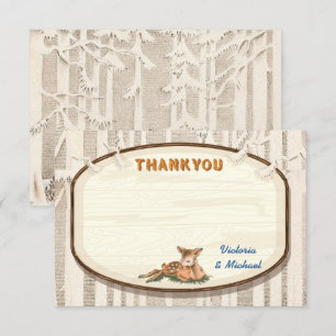 Sweet Deer bedankbriefje Bedankkaart