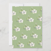 Sweet Deer Couple Baby shower Invitation Kaart (Achterkant)